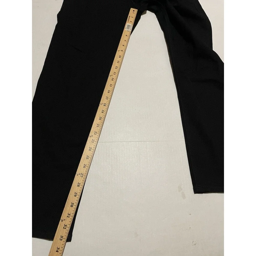 True Religion Geno Relaxed Slim Tapered Leg Jeans 36 X 33 Mens Black 105714